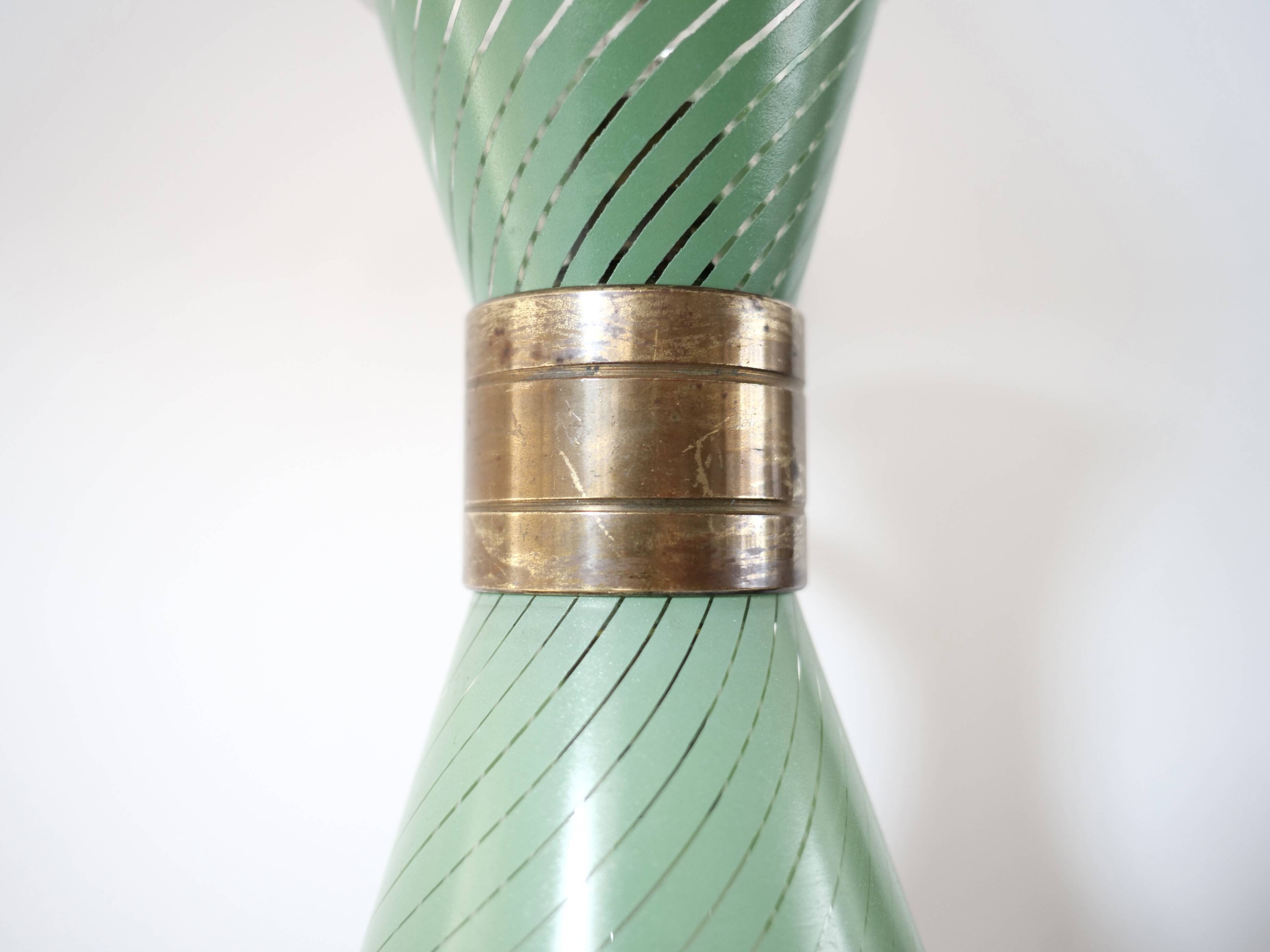 Diabolo glass wall lamp 1950