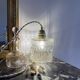 Suspension with vintage glass globe