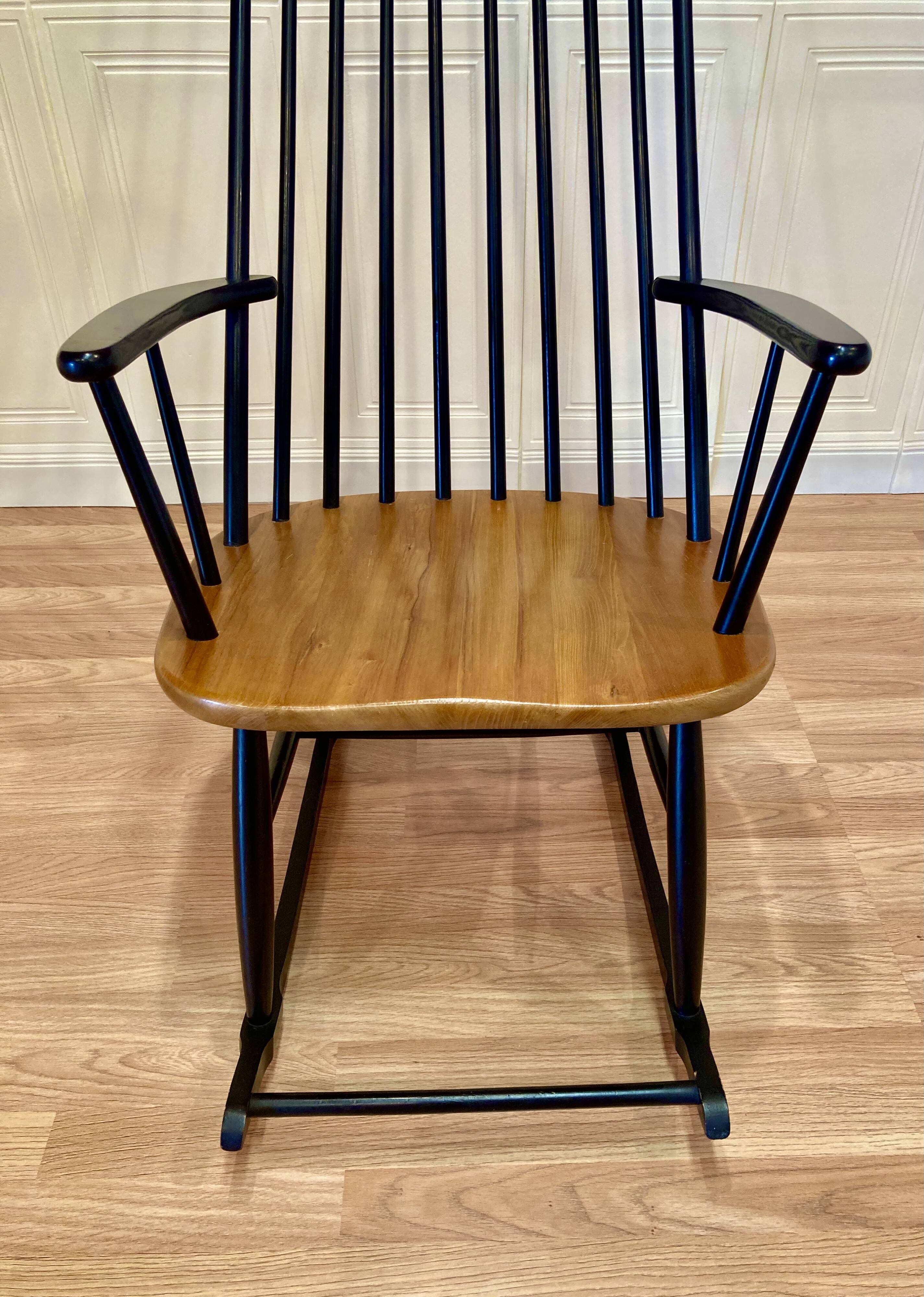 Scandinavian design rocking chair from the 1950s.