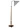 Organic Art Deco floor lamp in stained birch, Sweden, 1930s.