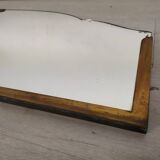 Brass art deco mirror