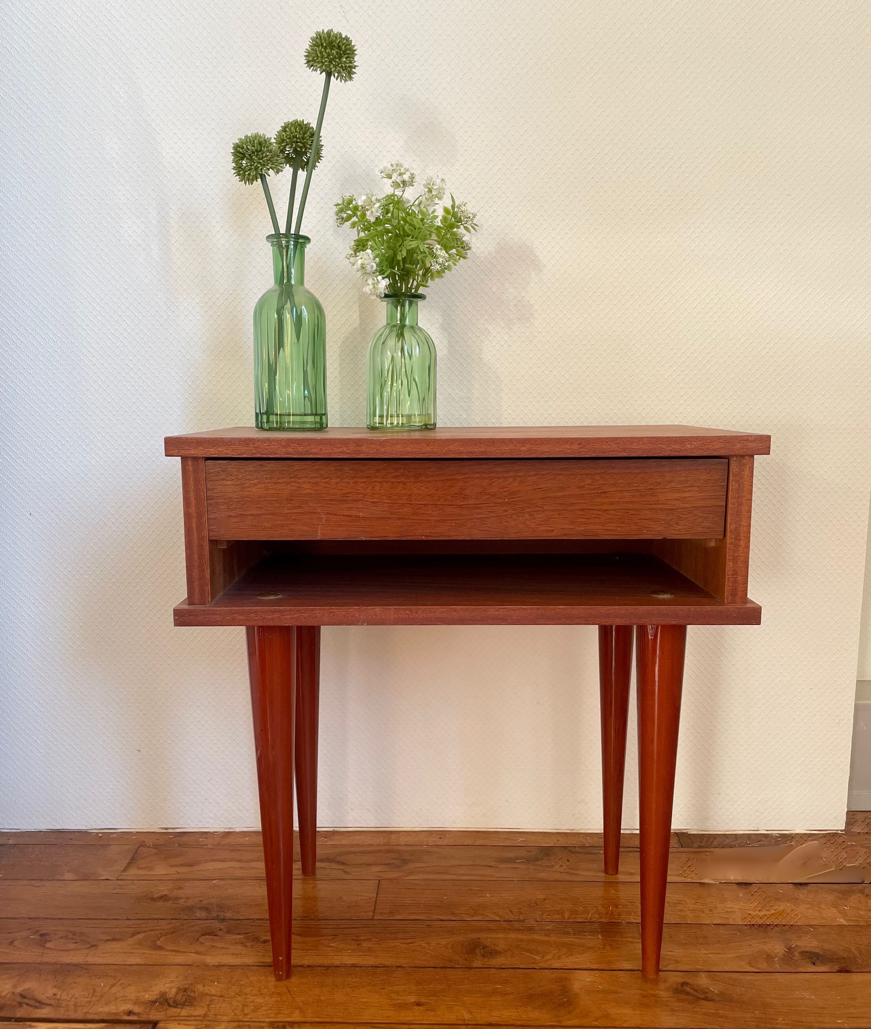 Vintage bedside table