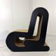 Sculpted cardboard & plywood lounge chair, 1990’s