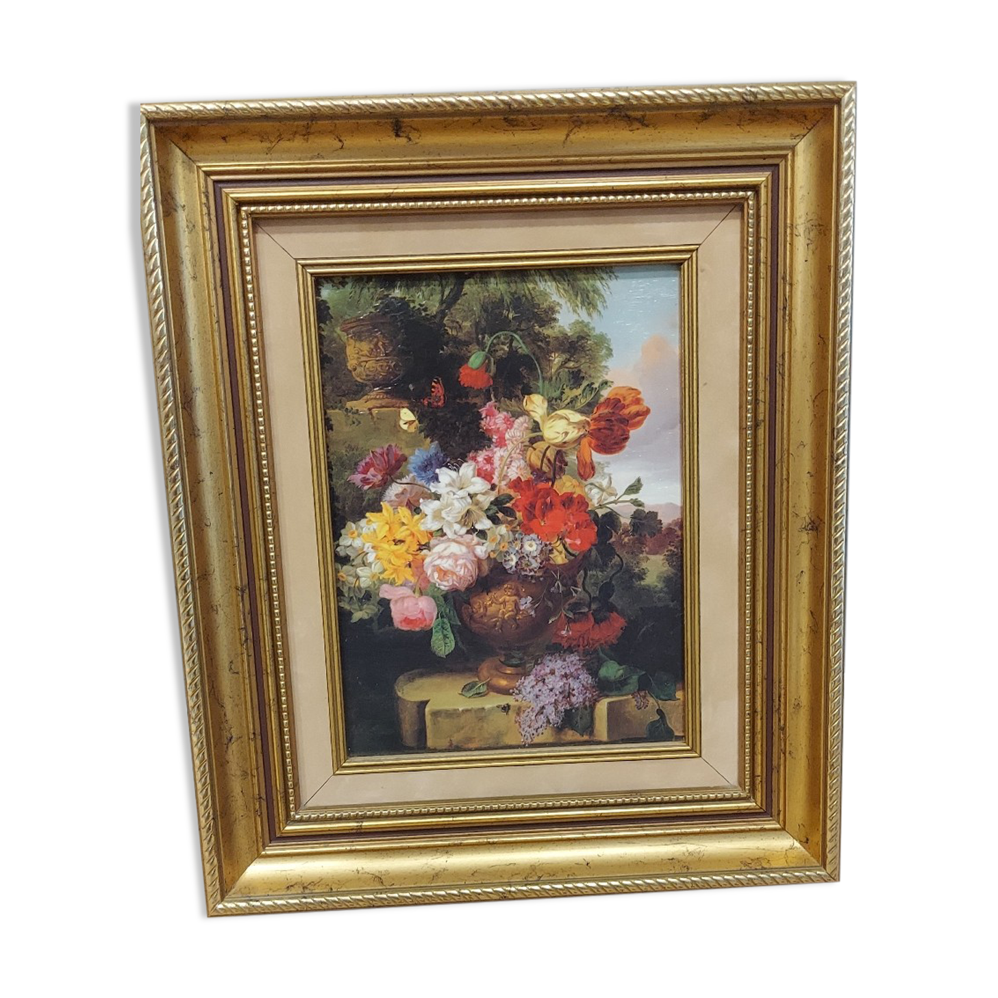 Painting painting on canvas vintage