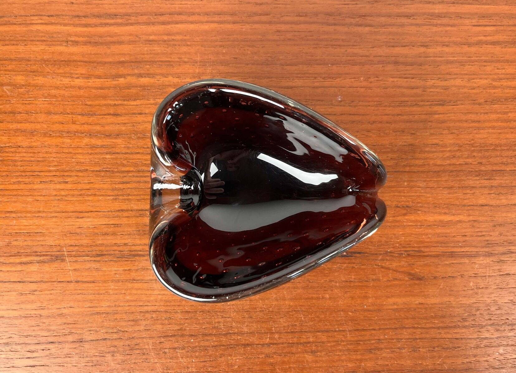 Vintage Italian Bullicante Ashtray in Murano Glass, 1970s