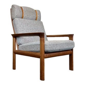 Fauteuil années 60-70 en teck, Sven Ellekaer pour Komfort Design Danemark