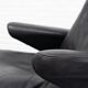 Fauteuil pivotant et ottoman Cor des années 1970