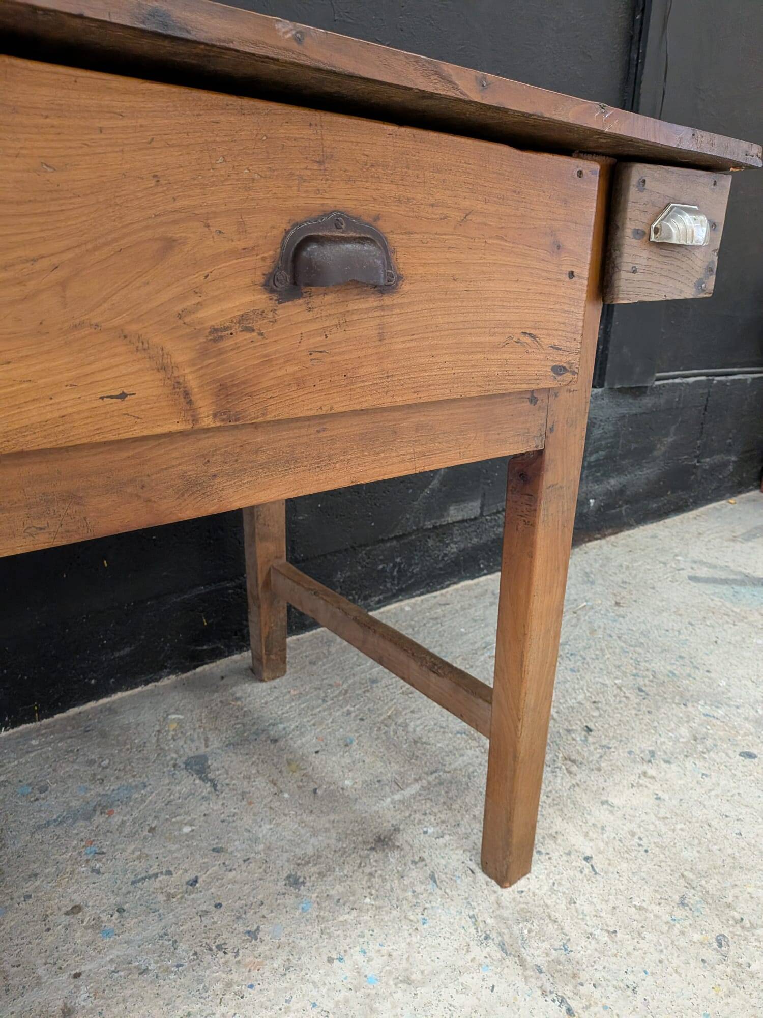 Table de ferme de cuisine fin XIXeme