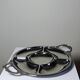 Large serving platter for hors d'oeuvres Jean Couzon in 18/10 stainless steel, 5 compartments.