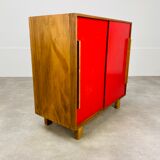 Buffet sliding doors solid red pine