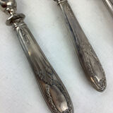 Service à gigot ancien ,en argent made in france