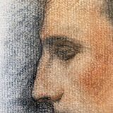 Dessin 1930 "Jeune homme de profil"