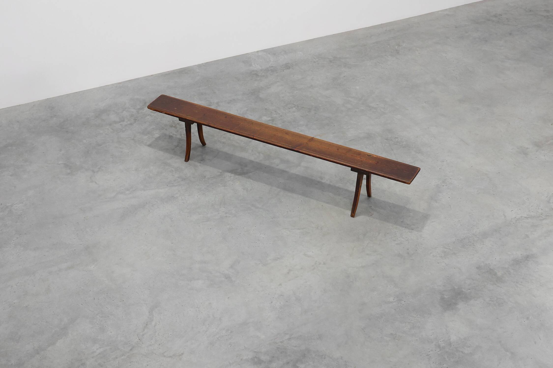 Large wabi sabi style bench with beautiful patina, Japan 19th century