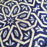 Trio of Moroccan glazed earthenware bowls
