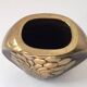 Vintage vase Art Nouveau gilded bronze