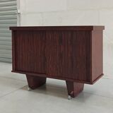 Rosewood and chrome sideboard, 60's