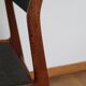 4 chaises vertes danoises estampillées