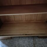 Renovated glass-fronted bookcase