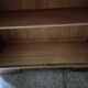 Renovated glass-fronted bookcase