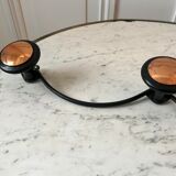 Metal hook and pink gold vintage 70s