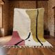 Handmade traditional Beni Ouarain rug, colourful, 150/250 cm.