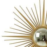 Large Vintage Sun Mirror Chaty Vallauris France 86cm