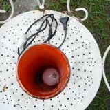 Lampe en céramique signée camos - vallauris, 1960