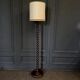Floor lamp in the style of Charles Dudouyt 20th century turned wood