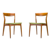 Set of Dining Teak Chairs attributed to R. Borregaard for Viborg, 1970s