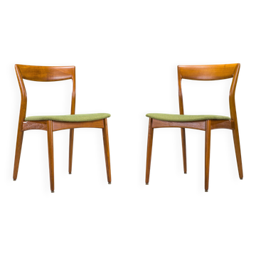 Ensemble de chaises de salle à manger en teck attribué à R. Borregaard pour Viborg, années 1970