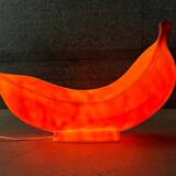 Postmodern banana floor lamp by Heico, 1980s.