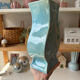 Vintage blue ceramic vase