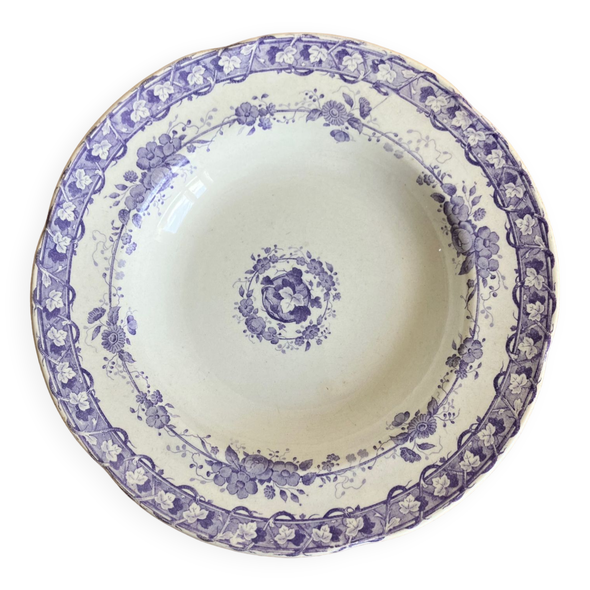 19th century Creil and Montereau plate