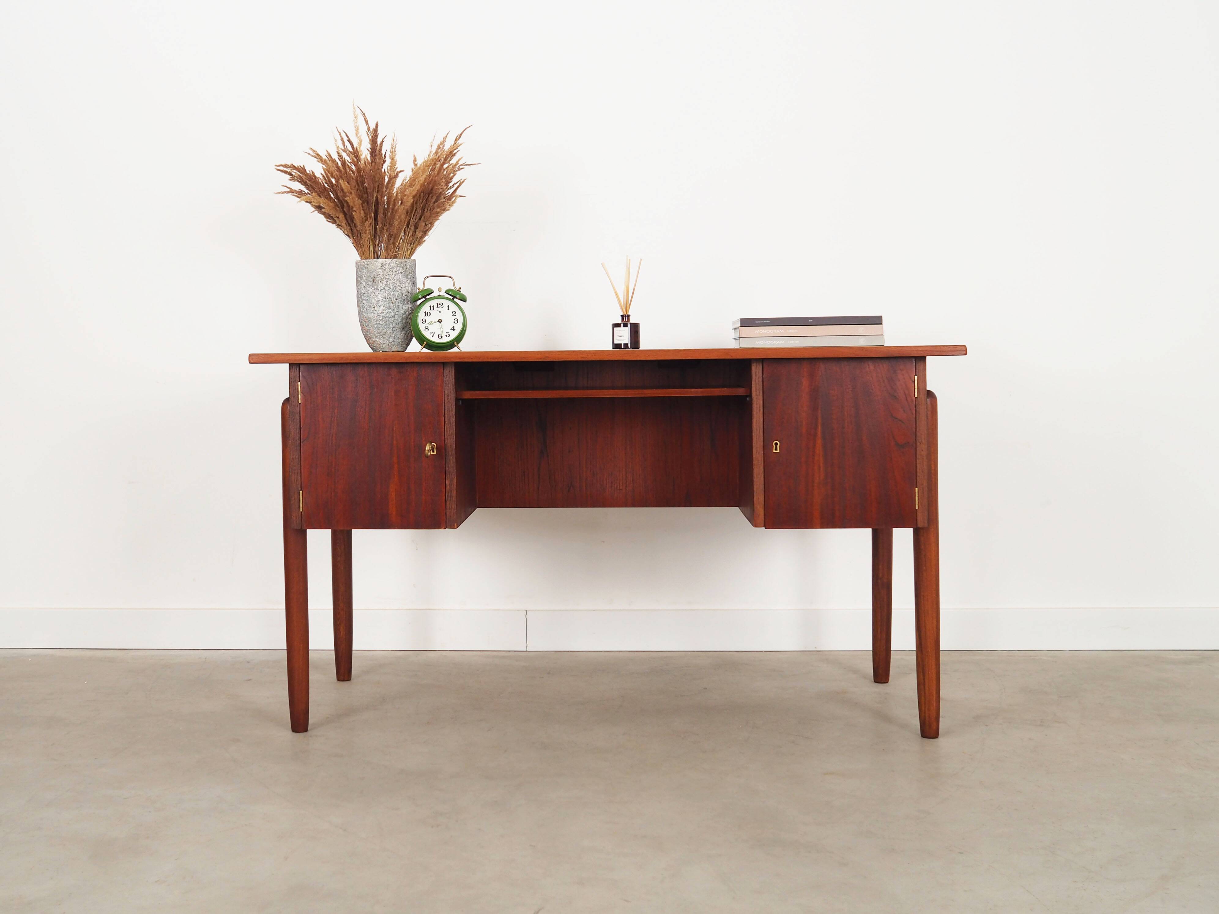 Teak desk, Danish design, 1960s, production: Denmark