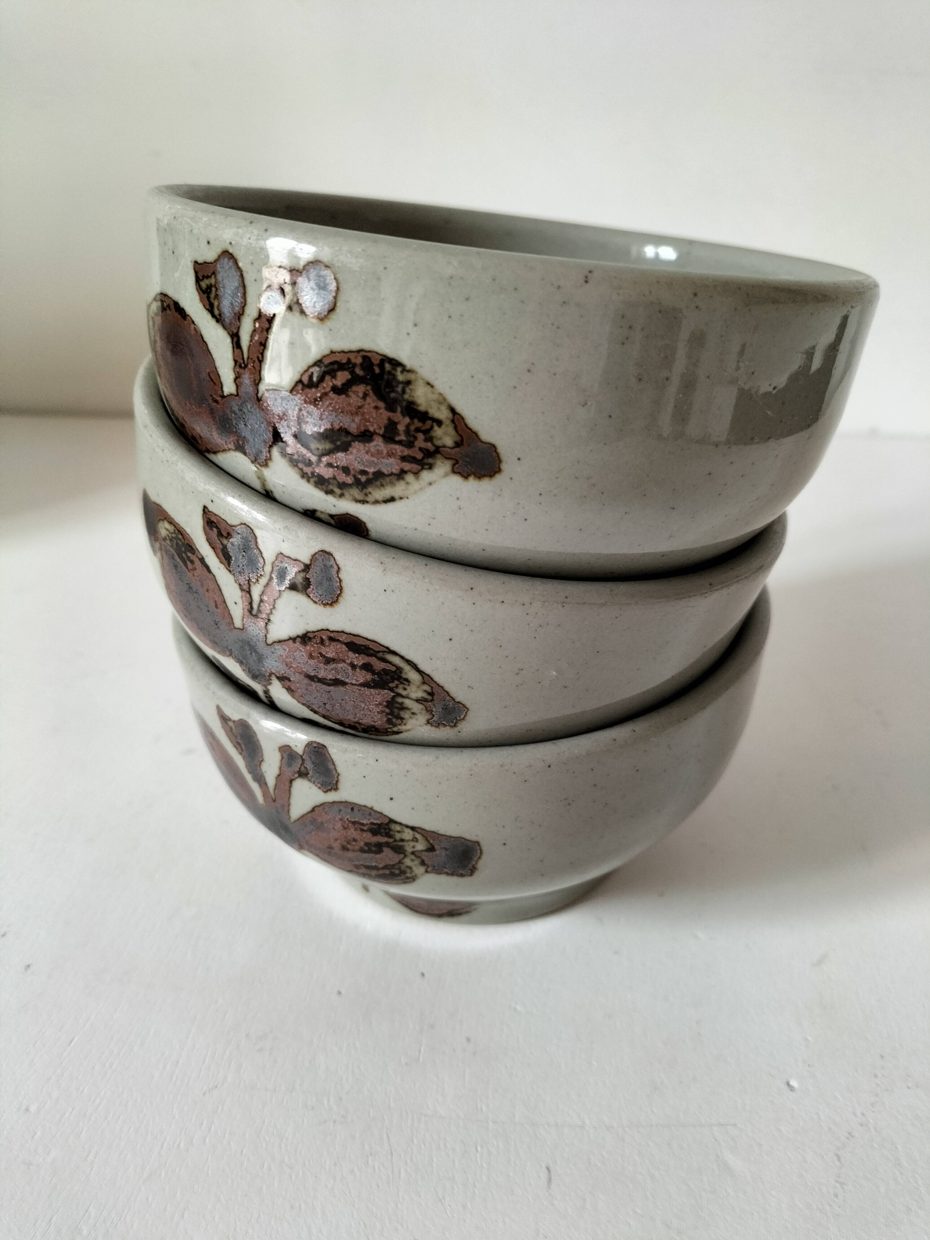 Trio bowls Grès de l'Arnon