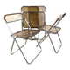 4 chaises Plia, Giancarlo Piretti