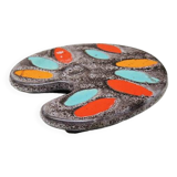 Ancien Plat Vallauris – Palette de Peintre