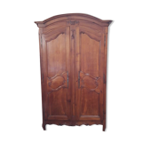 Armoire en merisier XIX, Louis XV