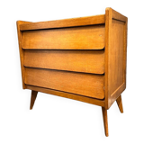 Vintage compass foot chest of drawers