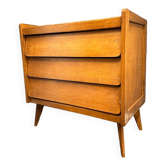 Vintage compass foot chest of drawers