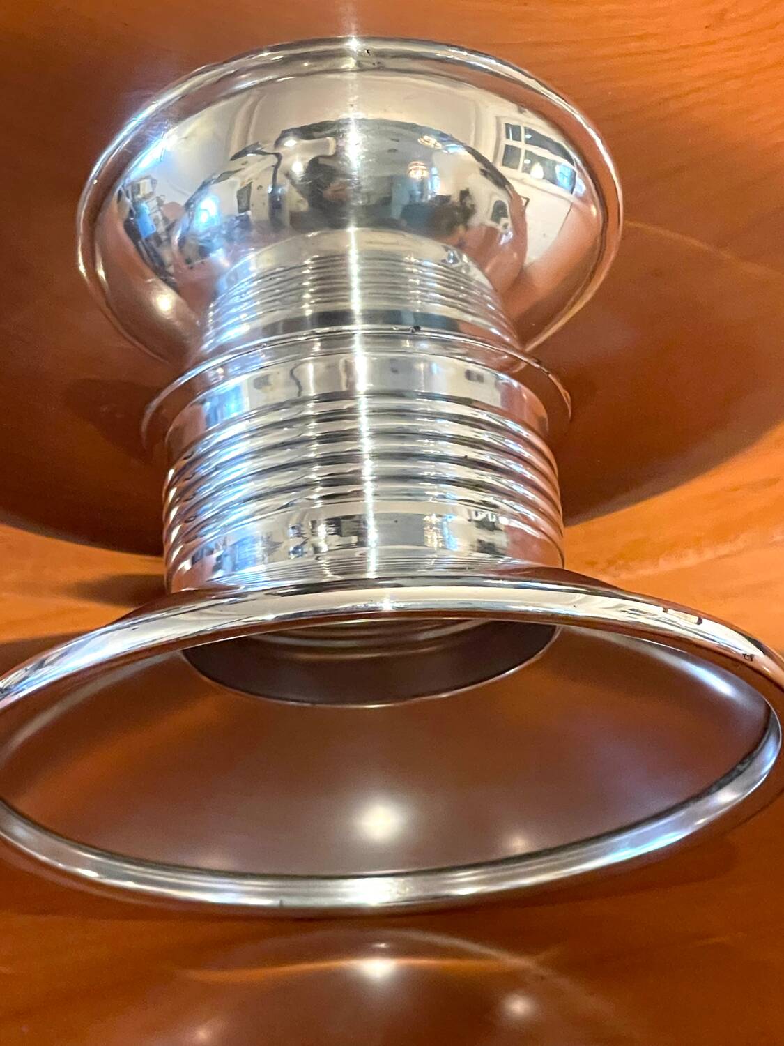 Christofle Alfenide ,coupe  d’époque art déco Luc lanel
