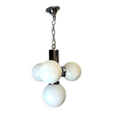 Space Age 4-light atomic chandelier