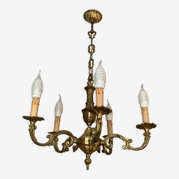 Bronze chandelier