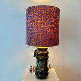 AK-Keramik: Olive lamp from a Mid Century vase