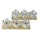 Peill & Putzler pair of wall lamps, transparent glass