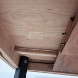 Art Deco dining table in walnut, 1960s