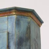 Armoire de mariée peinte d'art populaire