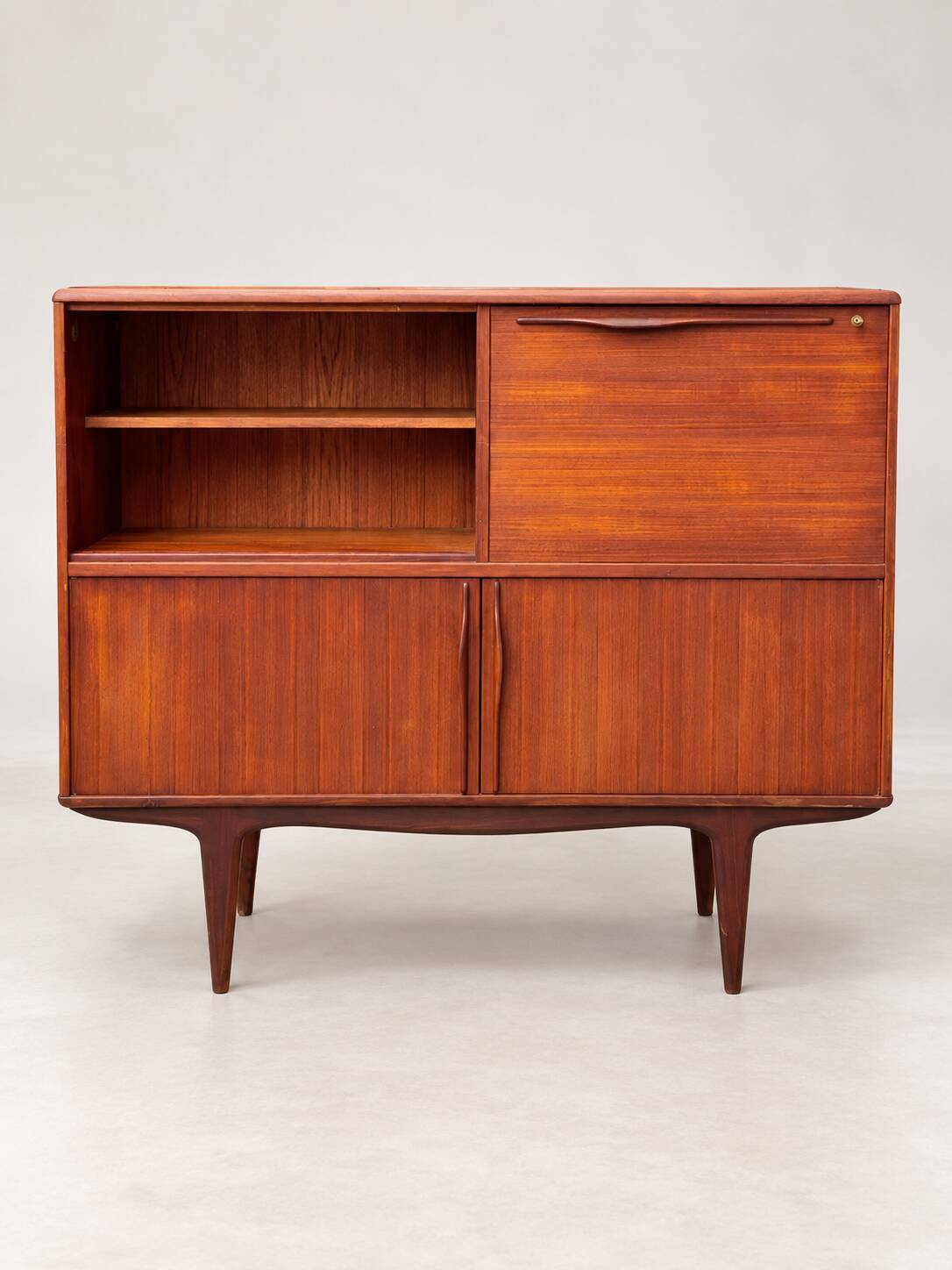 Vintage teak bar cabinet – 1960s