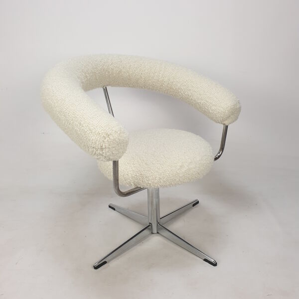 Ensemble de 2 fauteuils ronds, années 1970