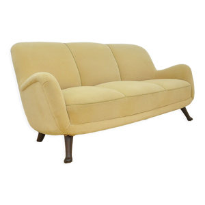 Canapé vintage en velours - 1940s